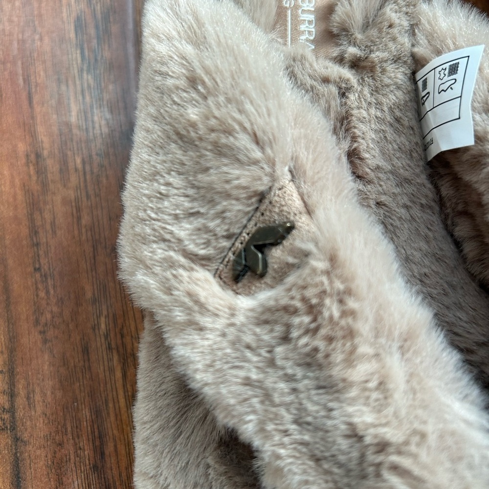 Koolaburra UGG Tan Faux Fur Fuzzy Slide Sandals Women's Size 8 US - Picture 8 of 8